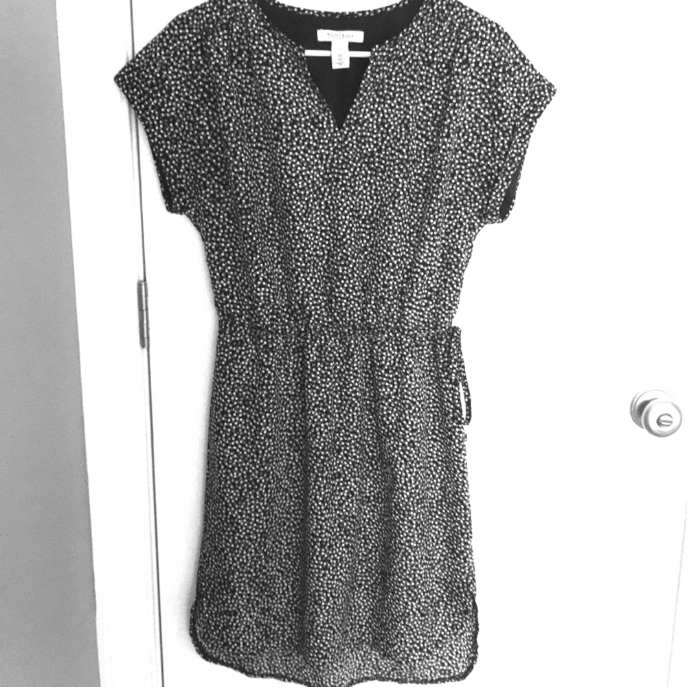 White House Black Market Dress with tie belt waist